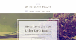 Desktop Screenshot of blog.livingearthbeauty.com
