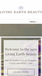 Mobile Screenshot of blog.livingearthbeauty.com